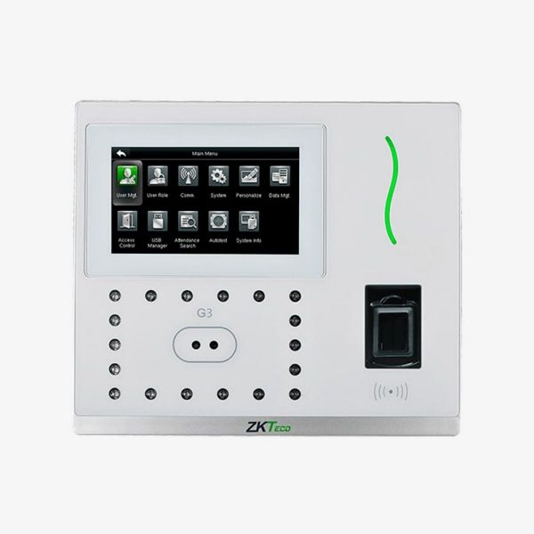 Imagen de Terminal Bio Zkteco G3 Acceso Asistencia W/bat,poe