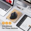 Imagen de Mouse Diestro Inalámbrico Bt ProtoArc Em04 1600dpi