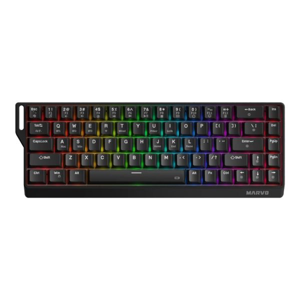 Imagen de Teclado Gaming Inalámbrico Marvo Kg965w Mecánico Iluminación Rgb