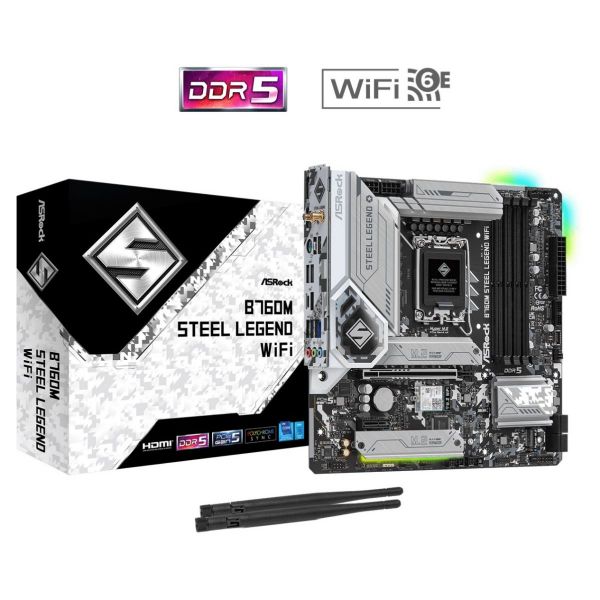 Imagen de Motherboard Asrock B760m St Legend Wifi Ddr5 S1700