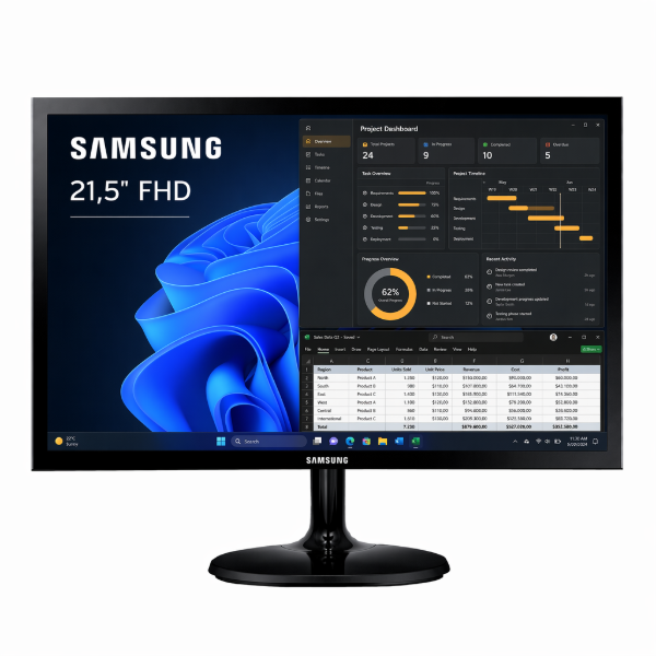 Imagen de Monitor Samsung 21,5" Full HD Ultra Fino