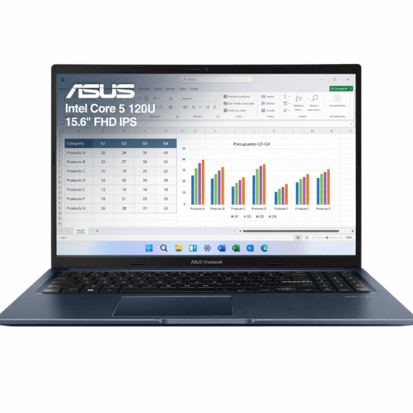 Imagen de Notebook Asus Vivobook 15 Intel Core 5 8GB 512GB Azul Oscuro