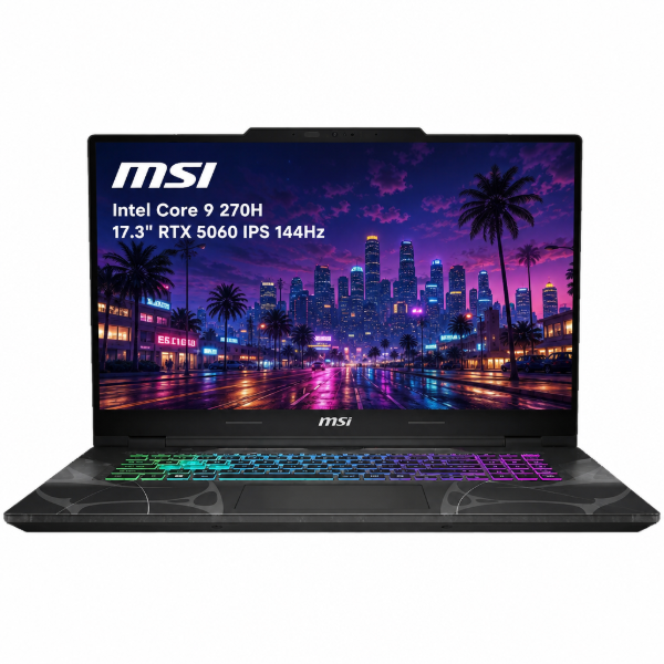 Imagen de Notebook Gamer MSI Cyborg 17 Core 9 270H 16GB 1TB RTX 5060