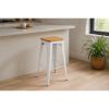 Imagen de Silla Alta Tolix Blanca C/asiento De Madera