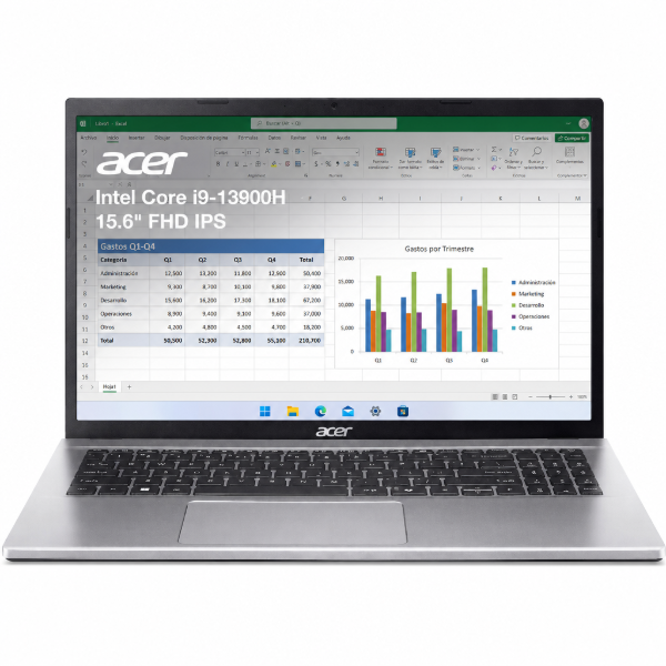 Imagen de Notebook Acer Aspire Go 15 Core i9-13900H 16GB 512GB SSD