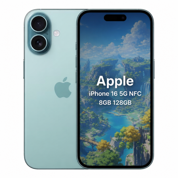 Imagen de Apple iPhone 16 5G 8GB 128GB SIM Física + eSIM