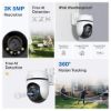 Imagen de Cámara De Seguridad Tp-Link Tapo C530ws Exterior Visión Nocturna 3K 360°