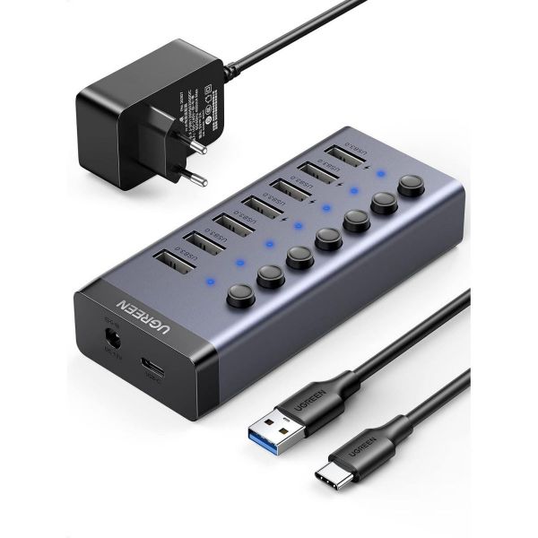 Imagen de Hub Ugreen Usb-a 3.0/7 Puertos/5gbps
