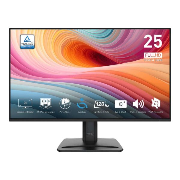 Imagen de Monitor Plano Msi PRO Mp251 E2 24,5'' FHD 120hz 1ms-4ms