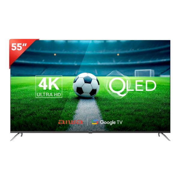 Imagen de Smart Tv Aiwa 55'' QLed 4k Hdr Google TV Comando De Voz