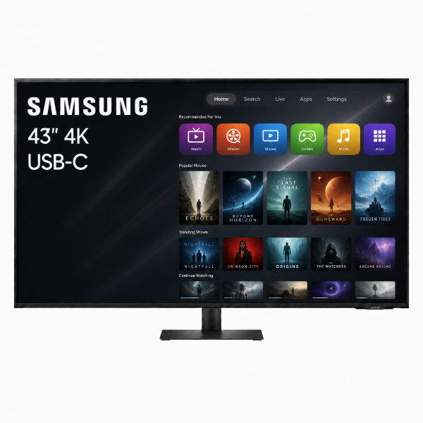 Imagen de Monitor Samsung Smart 43" 4K USB-C