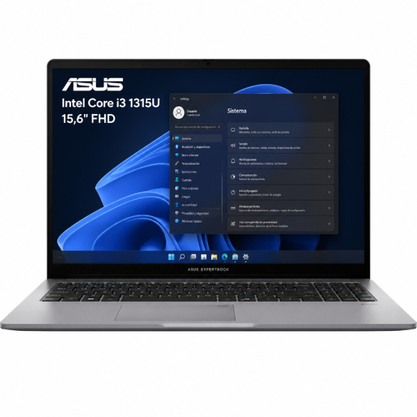 Imagen de Notebook Asus ExpertBook P1 Intel Core i3 8GB 512GB Win Pro