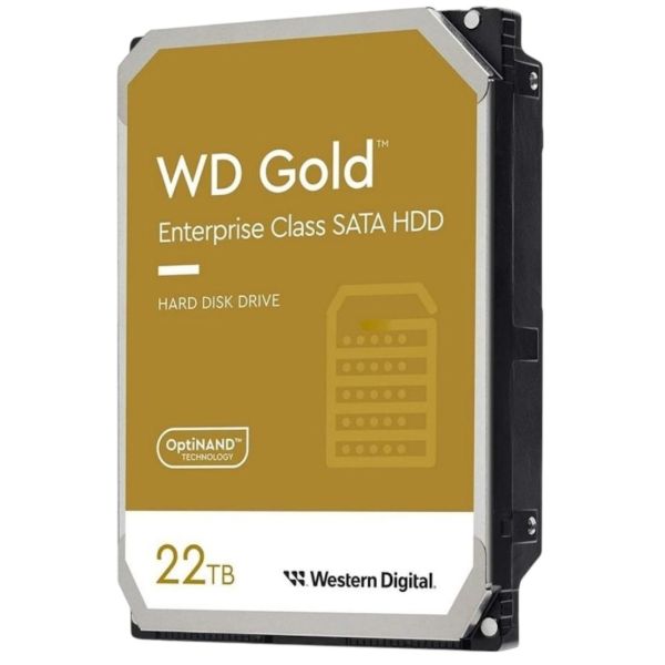 Imagen de Disco Duro Western Digital 22TB Gold Empresarial SATA