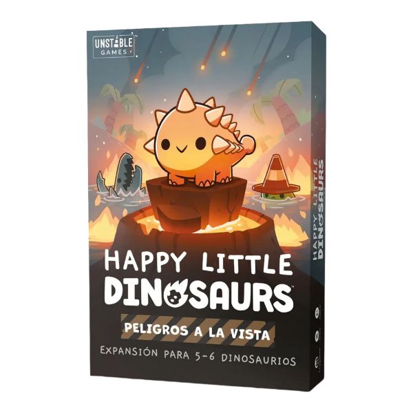 Imagen de Juego De Mesa Asmodee Happy Little Dinosaurs: Peligros A La Vista +8