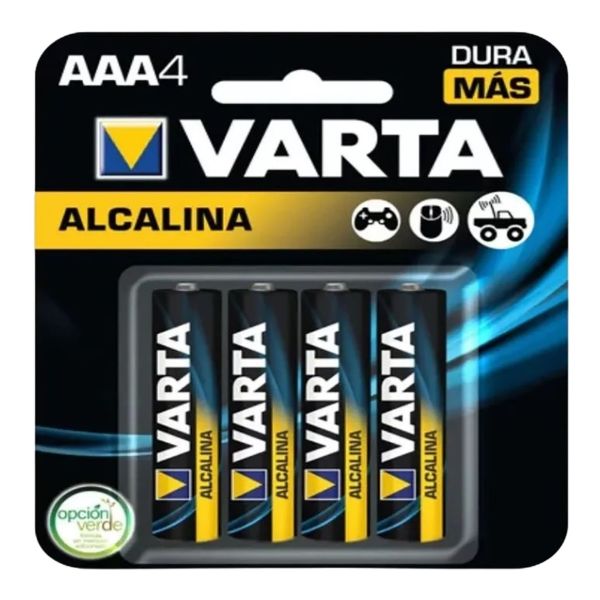 Imagen de Pila AAA Alcalina Varta Pack x4 1,5V