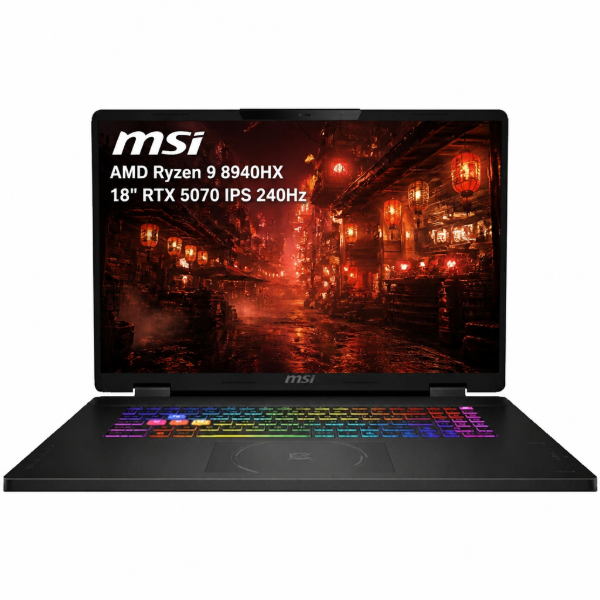 Imagen de Notebook MSI Crosshair 18 HX AMD Ryzen 9 32GB 1TB RTX 5070