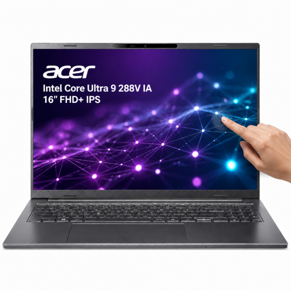 Imagen de Notebook Acer Aspire 16 Intel Core Ultra 9 32GB 1TB Táctil