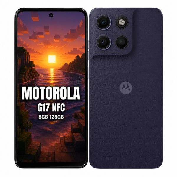 Imagen de Motorola G17 NFC 8GB 128GB Cargador Funda