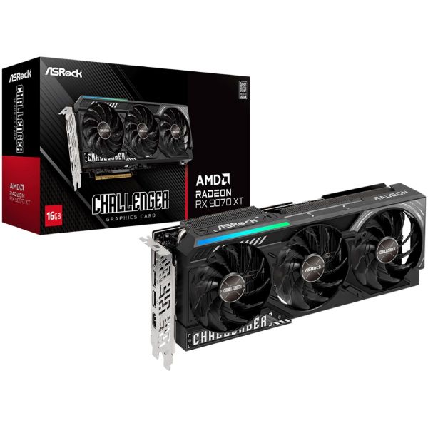 Imagen de Tarjeta Asrock Amd Rx9070xt Challenger 16gb