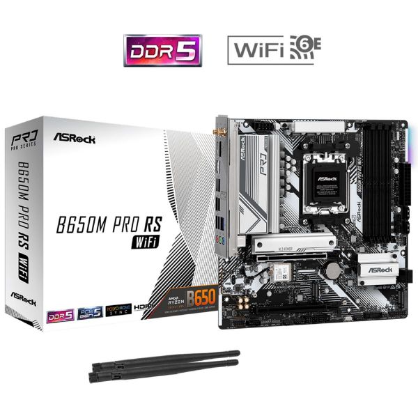 Imagen de Motherboard Asrock B650m Pro Rs Wifi Am5