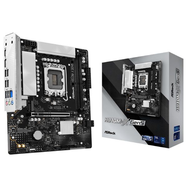Imagen de Motherboard Asrock H810M-X Gen5 S1851