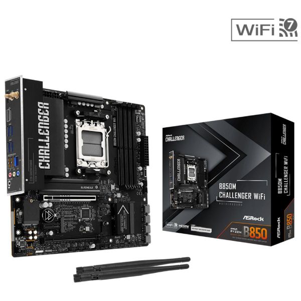 Imagen de Motherboard Asrock B850m Challenger Wifi Am5