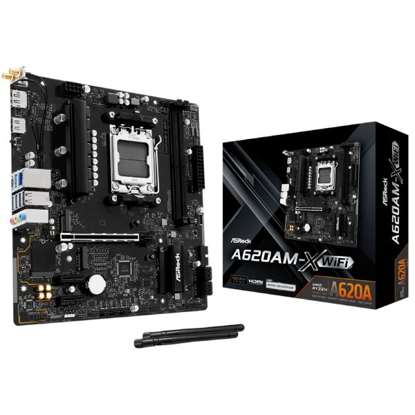 Imagen de Motherboard Asrock A620am-x Wifi Am5