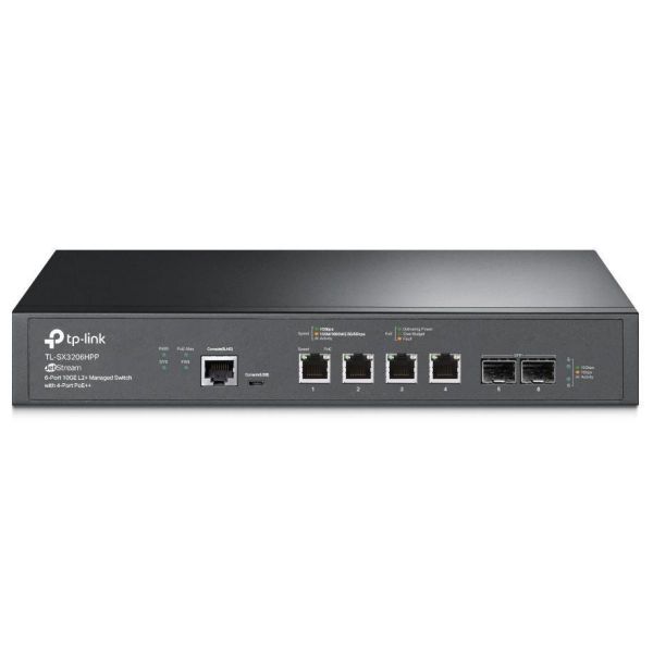 Imagen de Switch Tp-link Sx3206hpp 4pt 10g Adm 4poe++ 2sfp+