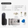 Imagen de Cerradura Smart Sin Pestillo 4 En 1