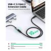 Imagen de Cable Ugreen Extensor Usb-c A Usb-c 10gbps 100w
