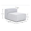 Imagen de Sofa Blokk Modulo Central Beige