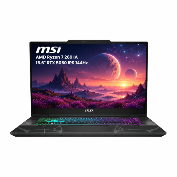 Imagen de Notebook MSI Cyborg A15 AMD Ryzen 7 IA 16GB 512GB RTX 5050