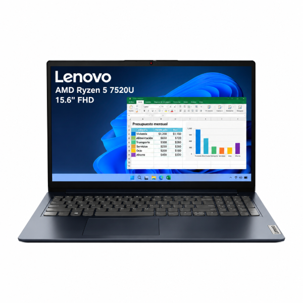 Imagen de Notebook Lenovo IdeaPad 1 AMD Ryzen 5 8GB 256GB 15.6" FHD