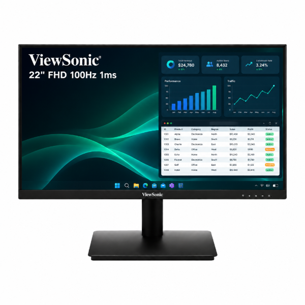 Imagen de Monitor ViewSonic 22" LED VA220-H Full HD 100Hz 1ms