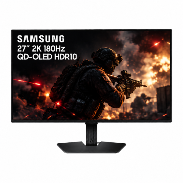 Imagen de Monitor Samsung 27" QD-OLED 2K 180Hz FreeSync