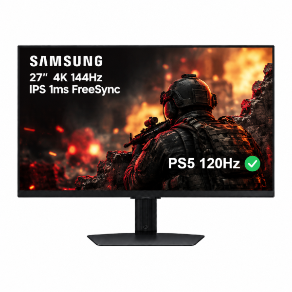Imagen de Monitor Gamer Samsung 27" IPS 4K 144Hz 1ms Smart