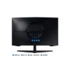 Imagen de Monitor Gamer Samsung 32" Curvo 2K 165Hz 1ms HDR