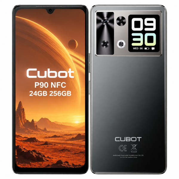 Imagen de Cubot P90 NFC 24GB 256GB 120Hz Doble Pantalla Cargador Funda