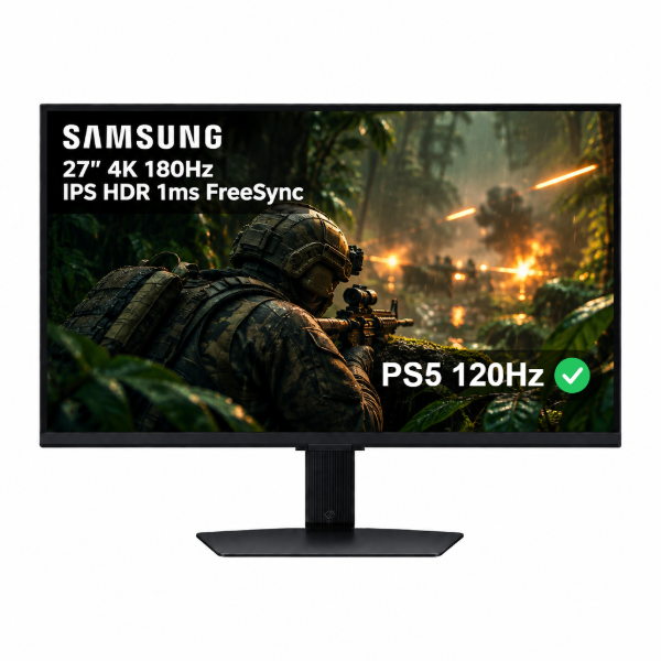 Monitor Gamer Samsung 27" IPS 4K 180Hz FHD 360Hz 1ms
