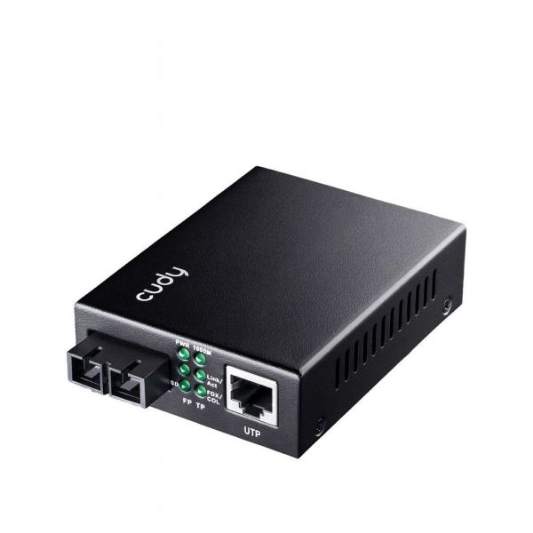 Imagen de Convertidor De Medios MC100GSA Cudy Gigabit Poe+